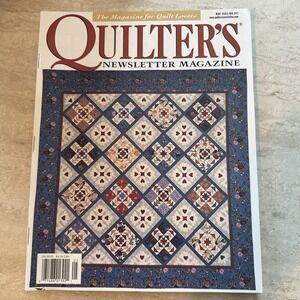 Quilter's Newsletter Magazine Issue #342 May 2002 Vintage